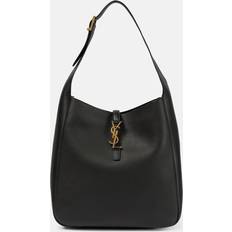 Saint Laurent Large Leather Shoulder Bag - Black