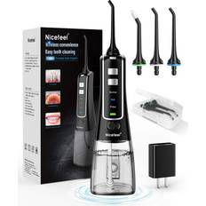 Electric Toothbrushes & Irrigators Nicefeel Cordless water flosser teeth cleaner, 300ml usb rechargable portable