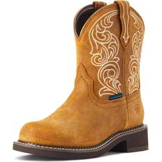 Heritage Ariat women's fatbaby waterproof western boot ginger spice