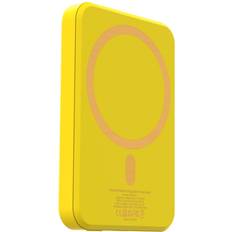 Iphone 5 charger Rapidx Boosta Magnetic Wireless Charger 5 000 mAh Power Bank for iPhone 12 13 14 series Yellow