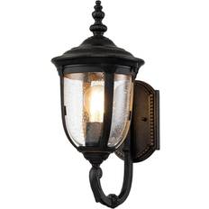 Glass Lighting Elstead Lighting Cleveland Outdoor Lantern Wall light