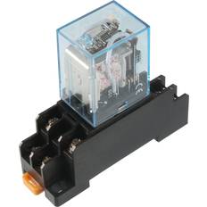 Contactors Unique Bargains 24V Coil DPDT 8Pin Motor Control Electromagnetic Power Relay w Socket