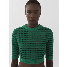 Green Cropped T-Shirt 3G2 Lively Pine