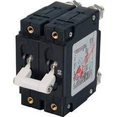 Circuit Breakers Blue Sea Systems C-series Double Pole Circuit Breaker Black 80 A