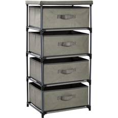 Juvale 4-Tier Clothes Organizer Chest of Drawer 40.6x83.8cm