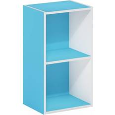 Blue Book Shelves Furinno Pasir 2-Tier Book Shelf