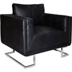 VidaXL Armchairs vidaXL Cube with Real