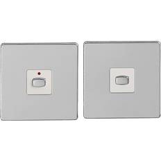 Mihome Energenie MIHO045 light switch Chrome, White