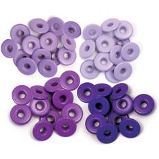 Yarn & Needlework Supplies Eyelets Wide 40/Pkg-Purple