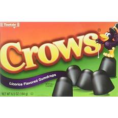 Liquorice Tootsie Crows Licorice Flavored Gumdrops 7.5oz