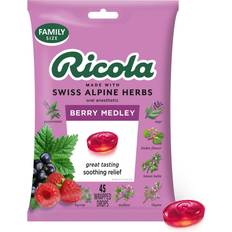 Sugar Free Pastilles Ricola Cough Drops Berry Medley