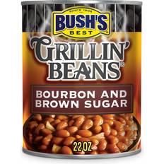 Food & Drinks Bush's Canned Bourbon and Brown Sugar Grillin' Beans, Plant-Based Protein, Good Source