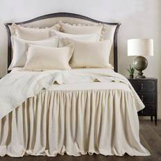 Linen Bedspreads HiEnd Accents Luna Bedspread Beige (203.2x198.1)