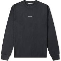 Acne Studios Erwin Long Sleeve Stamp T-shirt - Black