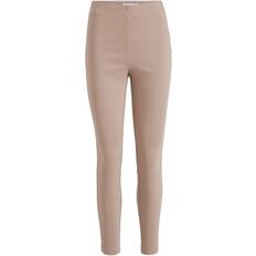 Beige Medias Vila High Waist Leggings - Portabella