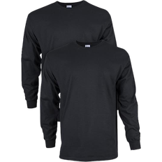 Gildan Men's Ultra Long Sleeve T-shirt 2-pack - Black