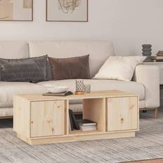 vidaXL 110x50x40 massivt fyrretræ Sofabord