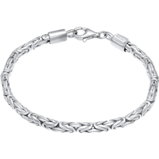 Armbänder Kuzzoi Men's King's Chain Bracelet - Silver