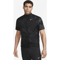 Men - Running Vests Nike Black Packable Repel Vest