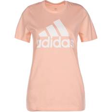 Orange T-shirts Adidas Bos Co Tee - Pink