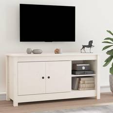 Møbler vidaXL 103x36,5x52 massivt fyrretræ TV-bord