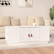vidaXL 100x50x41 massivt fyrretræ Sofabord 50x100cm