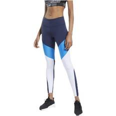 Blanco Medias Reebok Lux Tight 2.0 CB Leggings - Azul/Blanco