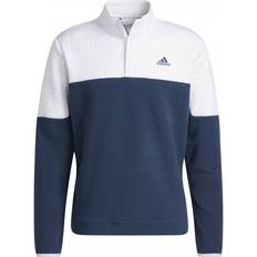 adidas DWR Colorblock 1/4 Zip Pullover - Grey Three/Crew Navy