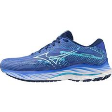 Mizuno Wave Rider 27 Lila Azulado Blanco Mujer - Violet/Blue