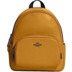 Coach Mini Court Backpack In Signature Canvas - Buttercup