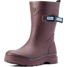 Red - Women Riding Shoes Ariat Kelmarsh Short Wellingtons Colour Maroon