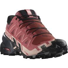 Salomon Mujer Zapatos Salomon Speedcross 6 Cow Hide/Black/Engli - Naranja Coral