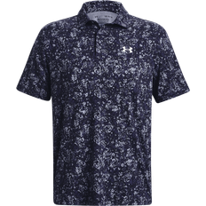 Under Armour Pikétröjor Under Armour Men's Playoff 3.0 Printed Polo Shirt - Midnight Navy/Halo Gray