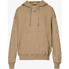 Off-White Herre Sweatere Off-White Sweatshirt Amp Amp Hoodie - Beige