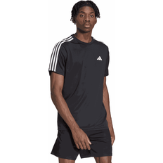 Adidas Oui Hauts Adidas Train Essentials 3-Stripes T-Shirt - Black/White