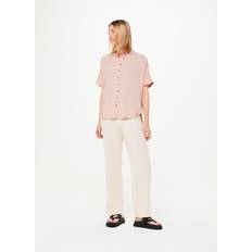 Pink - Women Blouses Whistles Women's Maisie Shirred Sleeve Blouse Pink