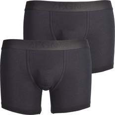 2-Pack Stretch Cotton Boxers - Black