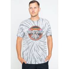 ROCK OFF Chrome Logo Dip Dye Fashion T Shirt