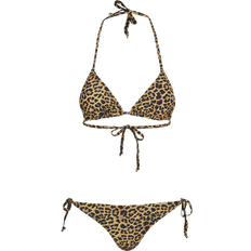 Damen - XS Bikinis Urban Classics Frauen Bikinis Animal in braun