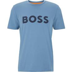 HUGO BOSS T-shirts vente HUGO BOSS Men's Thinking T-Shirt 459 Light/Pastel Blue