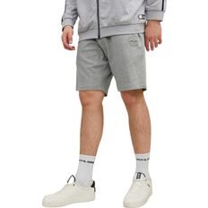 Jack & Jones Plus Normal Passform Sweatshorts Grå