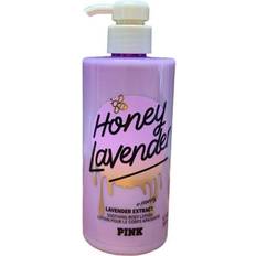 Victoria's Secret pink body lotion honey lavender fragrance hydrating cream