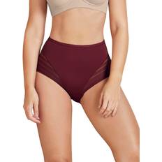 Invisible High Waisted Tummy Control Stripe Lace Underwear