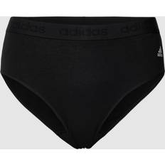 Adidas Bikinibroekjes Adidas Solid Cotton Bikini Style Brief - Zwart