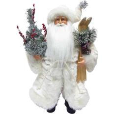 Cotton Figurines Santa's Workshop Winter White Santa Figurine 15"