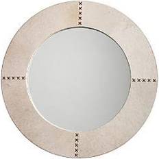 Leather Wall Mirrors Jamie Young Company Cross Stitch Wall Mirror 91.4cm