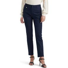 Polo Ralph Lauren Women Pants & Shorts Polo Ralph Lauren DoubleFaced Stretch Cotton Pant Navy