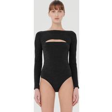 Wolford Ropa interior moldeadora Wolford Black Slit Bodysuit 7005 BLACK