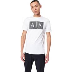 Armani Exchange Mens T-Shirt In White Cotton