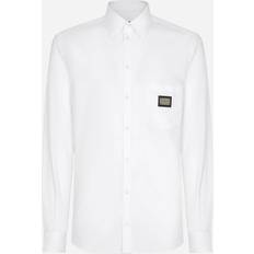 Dolce & Gabbana Camicie Dolce & Gabbana Cotton Martini-fit Shirt White Men